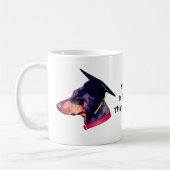 Mijn hond slimmer dan Yours Doberman Funny Koffiemok (Links)