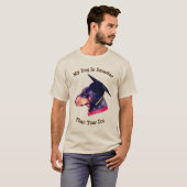 Mijn hond slimmer dan Yours Doberman Funny T-shirt (Voorkant volledig)