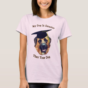 Mijn hond slimmer dan Yours Mastiff Funny T-shirt