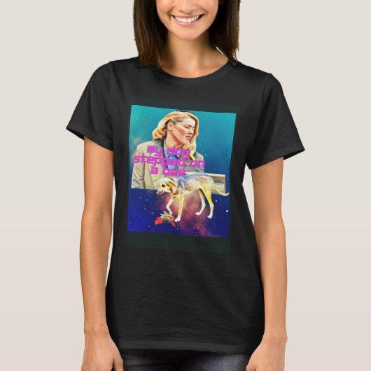 Mijn hond stapte op een bij t-shirt (Voorkant)