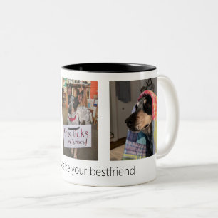Mijn Hond Tweekleurige Koffiemok