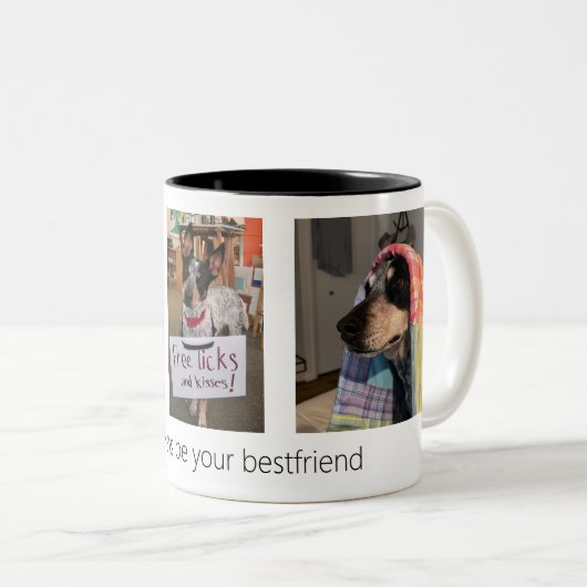 Mijn Hond Tweekleurige Koffiemok (Voorkant rechts)