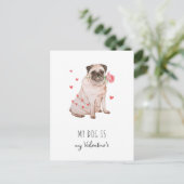 Mijn hond Valentijnse Kaart (Staand voorkant)