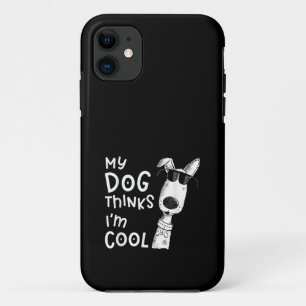 Mijn hond vindt me cool omdat ik een hondenliefheb Case-Mate iPhone case
