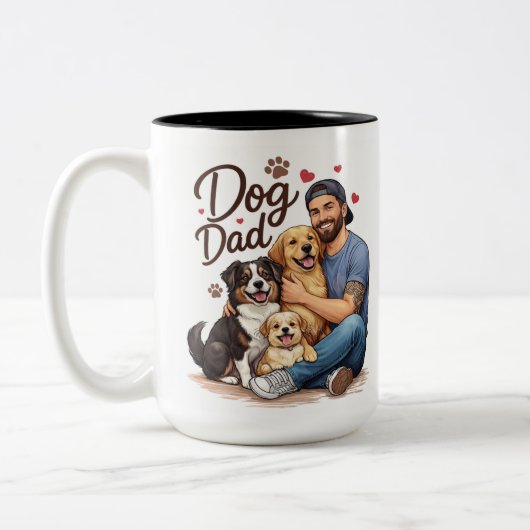 Mijn hond vindt me een geweldige mok – Grappig cad (Links)