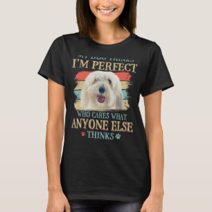 Mijn hond vindt me perfect Coton de Tulear Dog Ret T-shirt