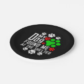 Mijn hond vond me in het asiel Hondenliefhebbers g Papieren Bordje (Gekanteld)