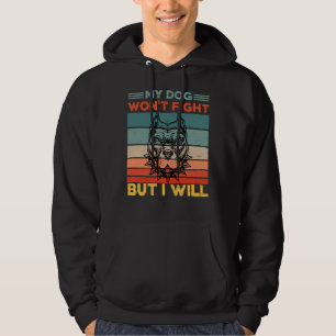 Mijn hond won het gevecht, maar ik zal de grappige hoodie