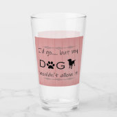 Mijn hond zou het geen glazen beker toestaan (Voorkant)