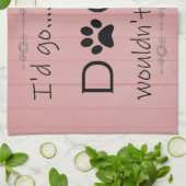 Mijn hond zou het geen keukenhanddoek toestaan (Gevouwen)