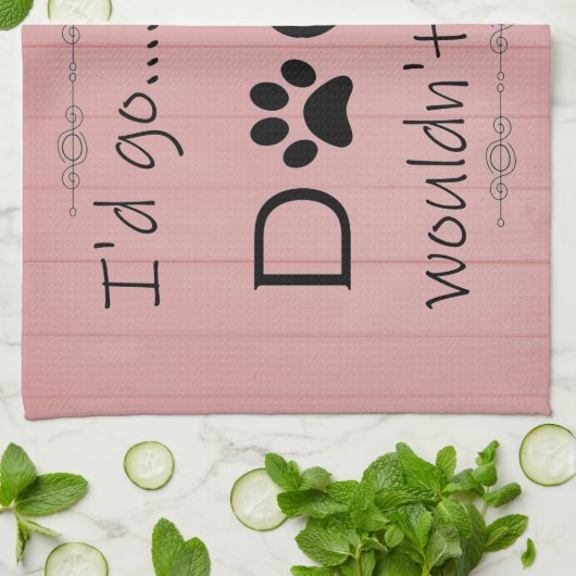 Mijn hond zou het geen keukenhanddoek toestaan (Gevouwen)