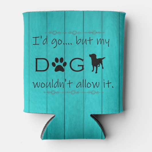 Mijn hond zou het geen koeler toestaan - Blauwgroe (Voorkant)