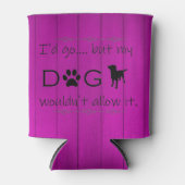 Mijn hond zou het geen koeler toestaan - Paars (Voorkant)
