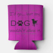 Mijn hond zou het geen koeler toestaan - Paars (Achterkant)