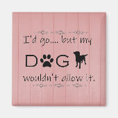 Mijn hond zou het geen magneet toestaan (Voorkant)