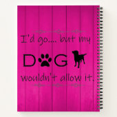 Mijn hond zou het geen Notitieboek toestaan - Mage (Achterkant)