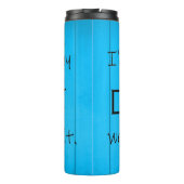 Mijn hond zou het geen thermische trommel toestaan thermosbeker (Achterkant)