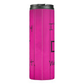 Mijn hond zou het geen thermische trommel toestaan thermosbeker (Achterkant)