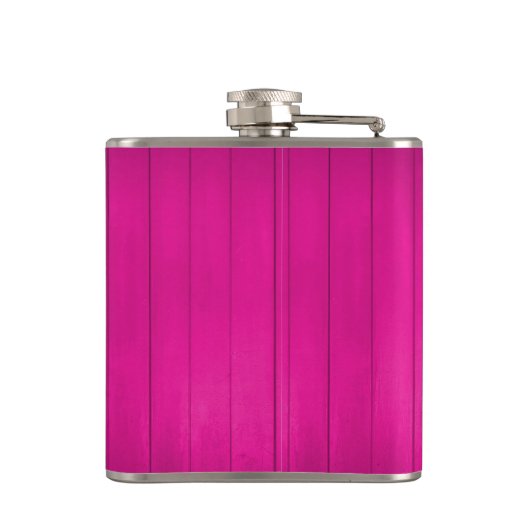 Mijn hond zou het niet laten flesje - magenta heupfles (Achterkant)