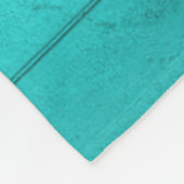 Mijn hond zou het niet toestaan, Blauwgroen. Fleece Deken (Hoek)