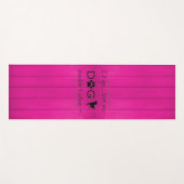 Mijn hond zou het niet toestaan Yoga Mat - Magenta (Voorkant (horizontaal))