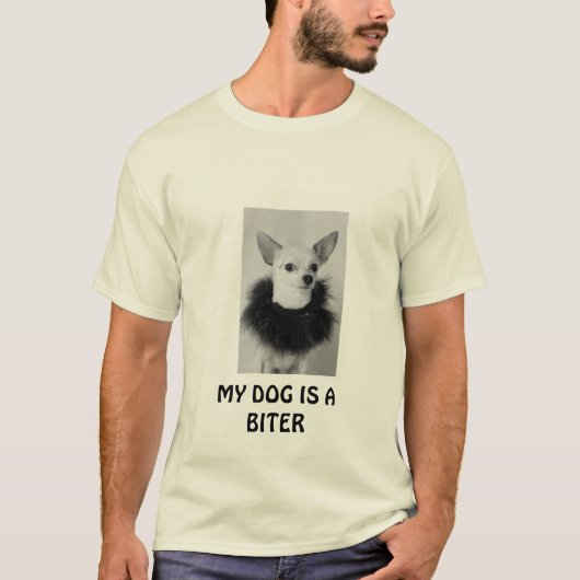 Mijn honden Bites T-shirt (Voorkant)