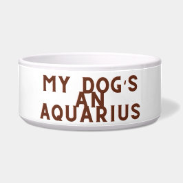 Mijn honden en Aquarius Voerbakje