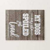 Mijn honden; niet bedreven enkel geliefd Citaat Legpuzzel (Horizontaal)