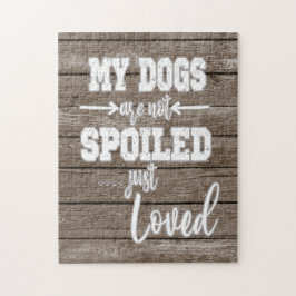 Mijn honden; niet bedreven enkel geliefd Citaat Legpuzzel