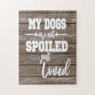 Mijn honden; niet bedreven enkel geliefd Citaat Legpuzzel