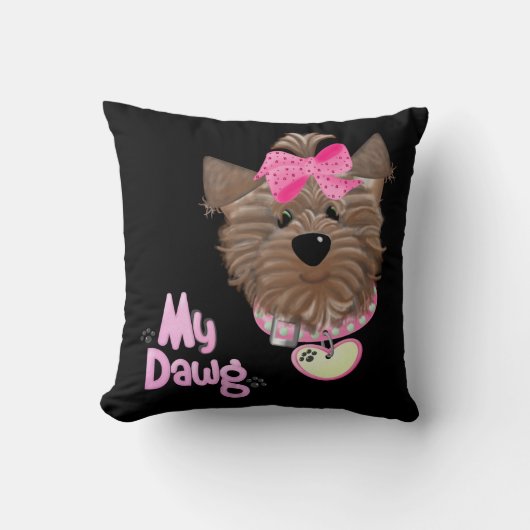 Mijn Honden Pillow Kussen (Voorkant)