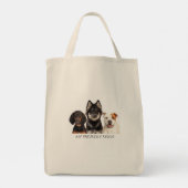 Mijn honden tote bag (Achterkant)
