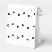 Mijn hond's verjaardagskist bedankdoosjes (Achterkant)