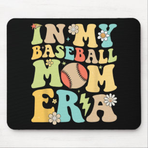 Mijn honkbal mam era grappig honkbal mama moeders muismat
