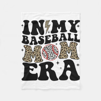 Mijn honkbal mam tijdperk luipaard mam honkbal mam fleece deken