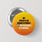 Mijn Honorstudent is... Ronde Button 5,7 Cm (Voorkant /achterkant)