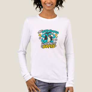 Mijn hoofd doet pijn maar ik ben dapper Funny Rock Tri-Blend Shirt