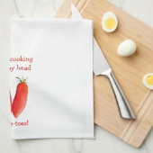 Mijn hoofd tot mam-Toes Vegetable Funny Kitchen To Theedoek (Quarter Fold)