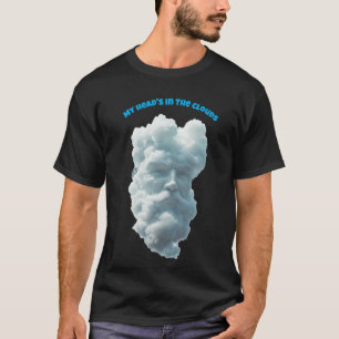 Mijn hoofd zit in de wolken Grappig T-shirt