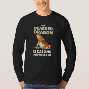 Mijn hoofddraak belt en ik moet een hagedis maken. t-shirt