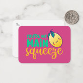 Mijn hoofdplein Funny Pun Cute Valentijnsdag Notitiekaartje (Voorkant / Achterkant in situ)