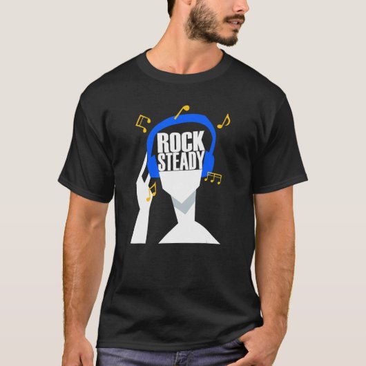 Mijn hoofdtelefoon speelt alleen Rocksteady T-shirt (Voorkant)