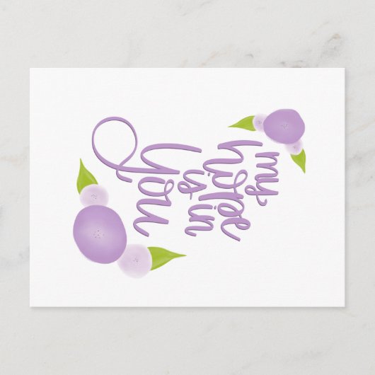 Mijn hoop is in jou Briefkaart (Voorkant)