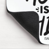 Mijn hoop is in zijn evangelie Grafiek Goede Hoop  Muismat (Hoek)