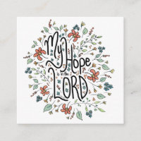 Mijn hoop ligt in de Kaart van de LORD Enclosure