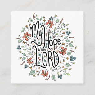 Mijn hoop ligt in de Kaart van de LORD Enclosure