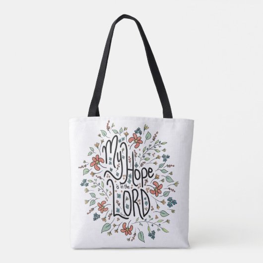 Mijn hoop ligt in de LORD Canvas tas (Achterkant)