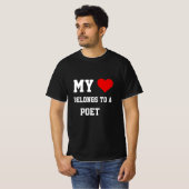 Mijn hoort bij een dichter T-shirt (Voorkant volledig)