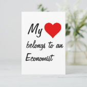 Mijn hoort bij een econoom kaart (Staand voorkant)