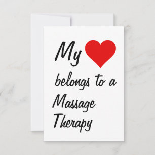Mijn hoort bij een massage therapie kaart